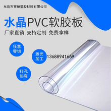 工厂批发透明PVC软质玻璃 塑料薄膜软板桌垫防水 门帘挡风0.5 1.0