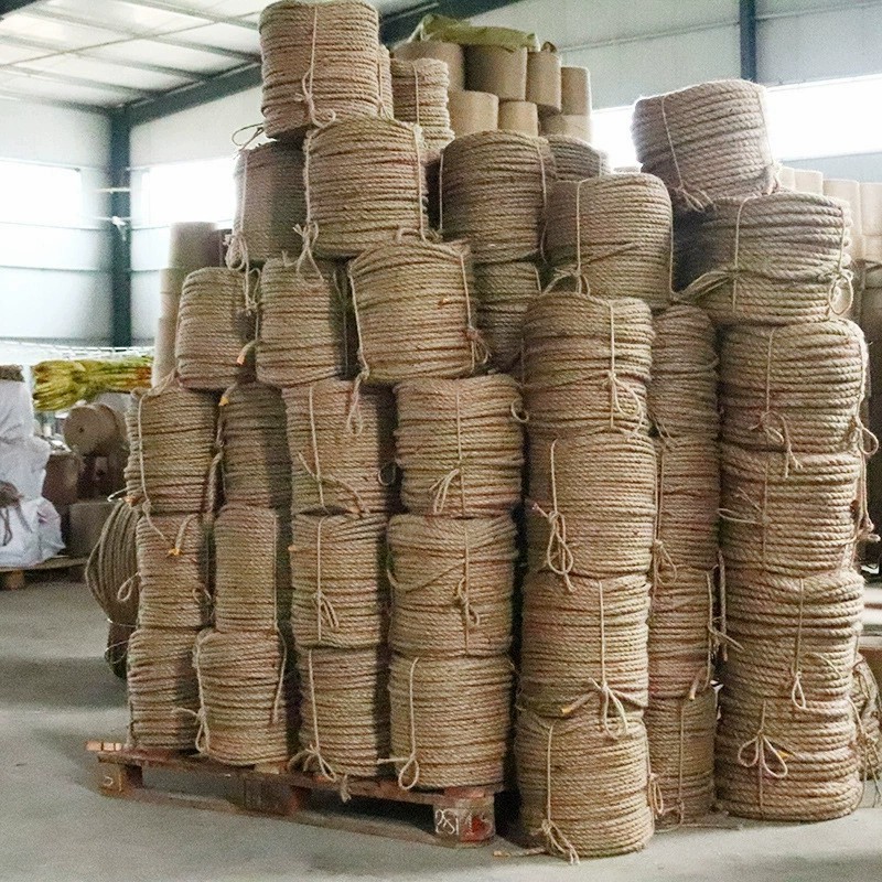 Cordón de yute tejido de pelo lacio de fábrica 1-60mm decoración de bricolaje hilo retro cordón de cáñamo tejido a mano duradero