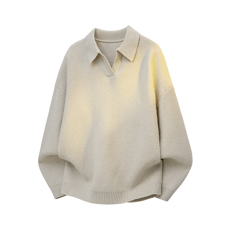 2026秋季青少年圆领宽松针织衫运动风格长袖透气腈纶毛衣，男装针织衫/毛衣，星座614