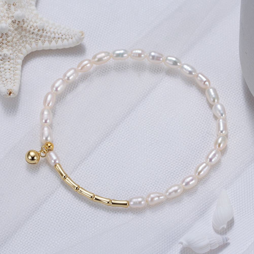 6g Weight 0.03µm Gold Plating Thickness Electroplating Gold Plating Process Spring Ring Trigger Clasp Closure Clasp Closure Type Platinum Plated, Silver Plated Plating Material Stone-Free Inlay Material Bracelets Classification 925 sterling silver Chain Material 1 Piece Quantity Daily Occasion 925 Sterling Silver, Freshwater Pearl Material Geometric Pattern Women's Gender Simple Style Style Plating Craft 1 Piece 925 Sterling Silver Freshwater Pearl Geometric 925 Sterling Silver Bracelets 27