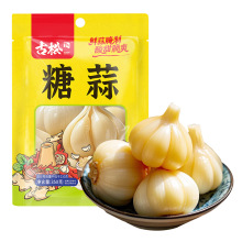 古松糖蒜350g酸甜蒜头小咸菜下饭菜火锅脆爽蒜香下饭小菜凉菜