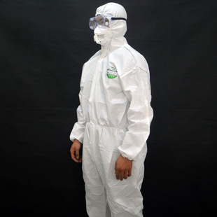 Lakeland Wholesale Chemical Conjoined Chemical Protective Clothing Acid and Alkali Chemical Pesticide Spraying Breathable Protective Work Clothes