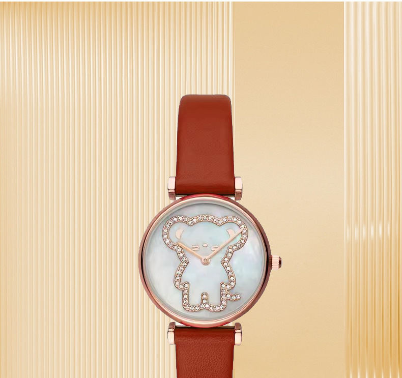 Selezionato nuovo orologio da uomo e da donna di vendita caldo senza logo Orologio da donna alla moda con orsetto carino in edizione limitata_voghion.com