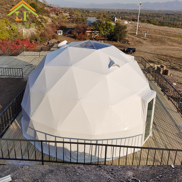 2025全新上架6米直径星空帐篷 隔热防火防水防霉铝箔内衬球形帐篷