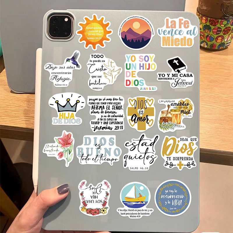 Guitar, Letter, Graffiti Pattern Cute Style 1 Set Guitar Letter Graffiti School PVC Cute Stickers