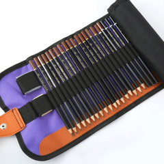 28-piece sketching set, 40-piece drawing pencil set, 2H-8B special pencil for art painting, cross-border wholesale