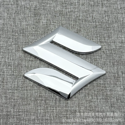 and Rear Car Logo Replacement, Car logo - silver-12cm
