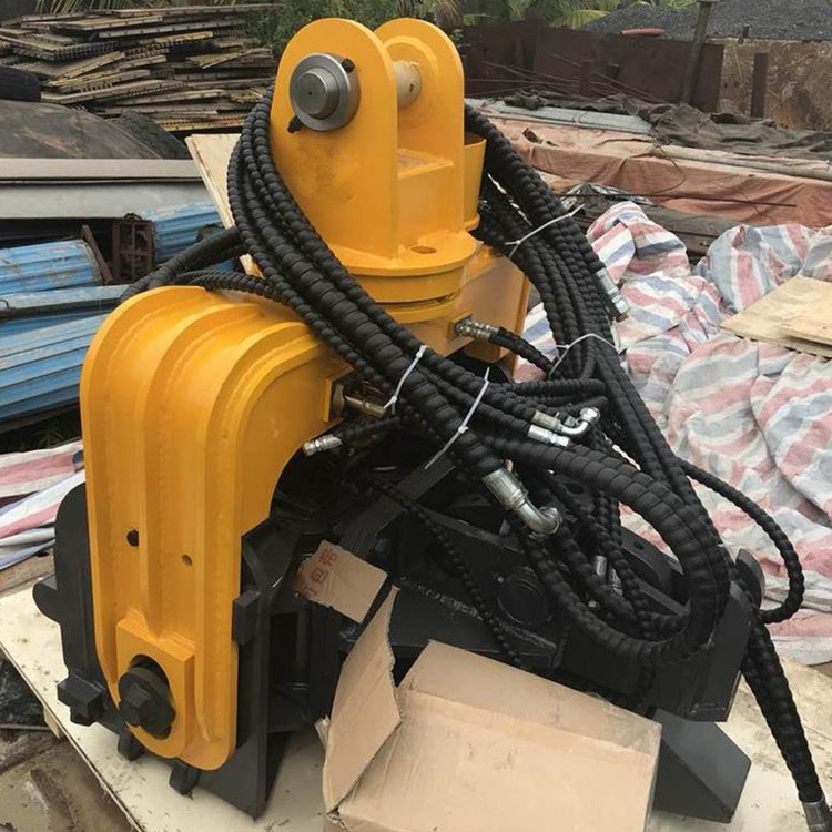 厂家现货工地打桩机 护栏液压式打桩机 四驱轮式液压道路护栏打拔