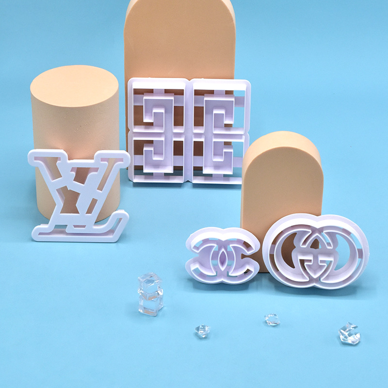 Herramientas de decoración DIY, moldes de plástico para modelar, simulación de repostería, molde para pasteles, juego de moldes para galletas, molde hecho a mano para postres