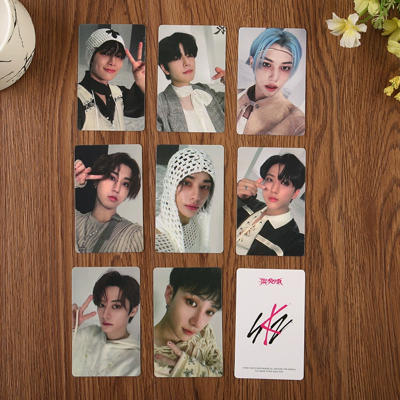 Набор фотокарточек STRAY KIDS, маленькие карточки 5.4×8.6 см, варианты A–J и коллекции по участникам