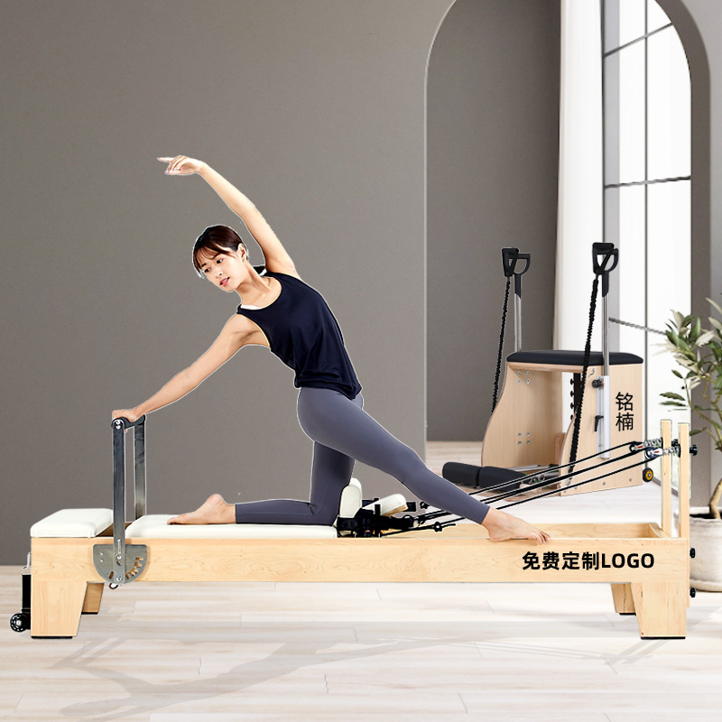 Pilates Core Bed Maple Commercial Yoga Gym Fitness Equipos Escalera Barrel Silla Pilates Reformer