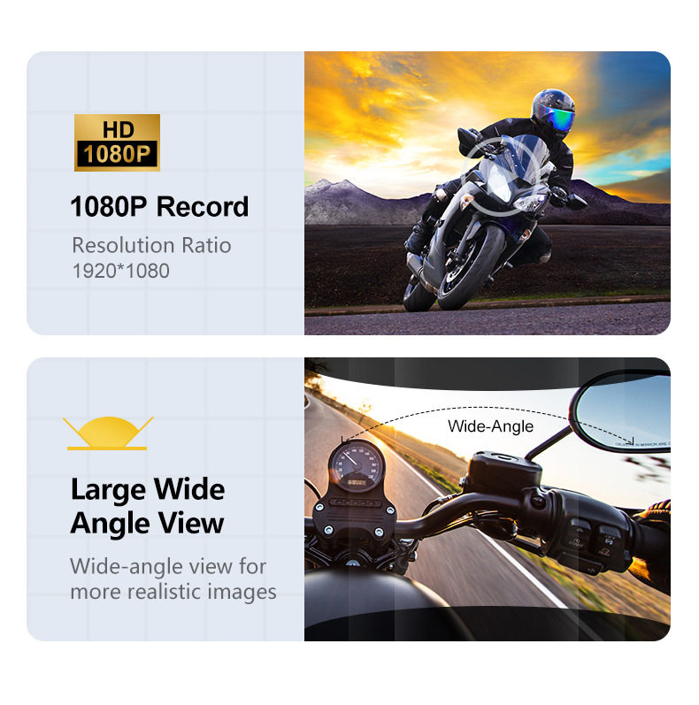 Q28 Helmet Bluetooth Headset Driving Recorder High-Definition Waterproof Motorcycle Helmet Headset Driving Recording Device