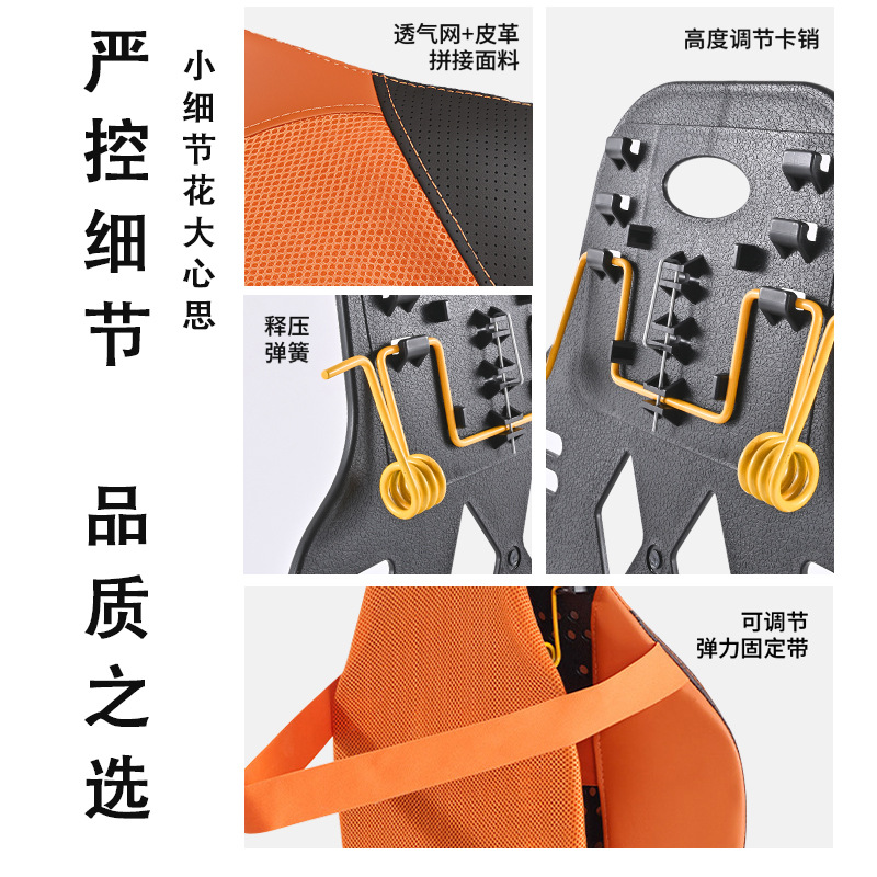 Cross-Border Car Lumbar Support Cushion for Driver's Seat, Office Chair Backrest Lumbar Support