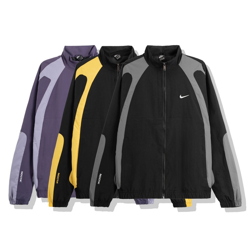 Cross-Border Foreign Trade Nk Windbreaker Spring and Autum Outwear Stand-Up Collar Jacket Joint Model Nocta Trendy Brand Hook European and American Couple