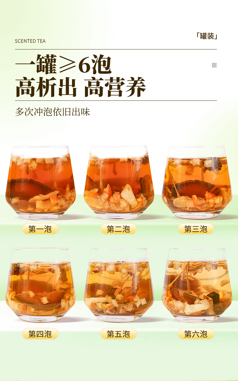 Pang Da Hai Luo Han Guo Herbal Tea Blend 225g Box with 15 Cans Sugar Free Dried Flower Tea for Daily Steeping in use