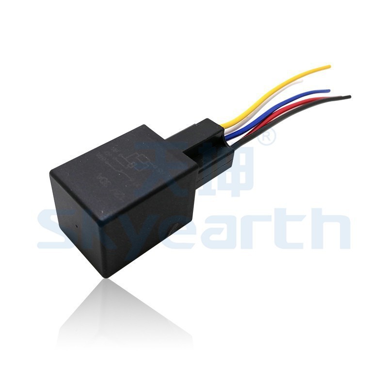 汽车摩托车改装用12V5针延时继电器LED工作灯氙气灯电路保护