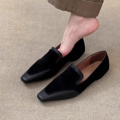 牛皮版 ~ 小さい方の頭の復古の古いお金の風は1足の楽福の靴を踏んで通勤します。
