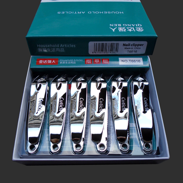 Jinda Qiangmen T6616 Large Oblique Nail Clamp Manicure Nail Corner Barb Burr Boxed