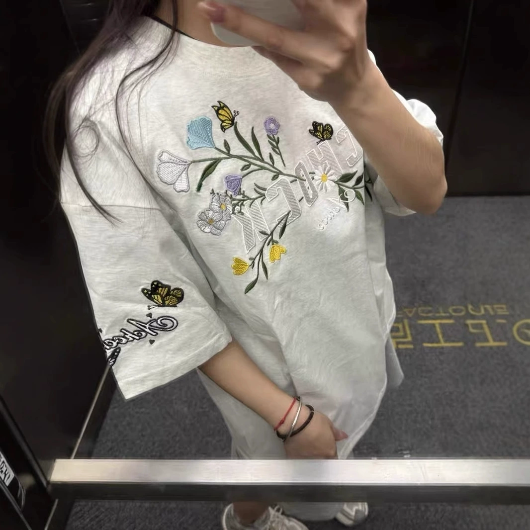 Трансграничная внешняя торговля, национальное качество, оригинальная вышивка 19 штук 230 г хлопка большой размер резьбовой воротник