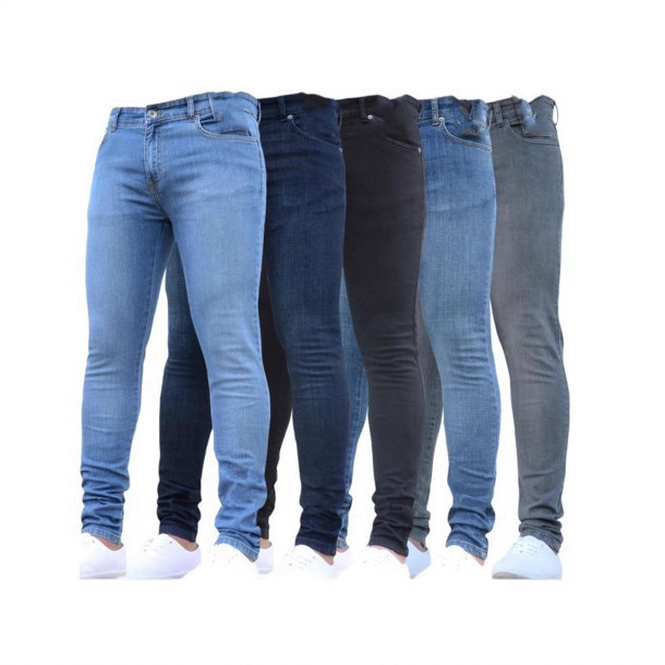 Sitio independiente de Amazon eBay, pantalones ajustados populares europeos y americanos para hombres, jeans para hombres.