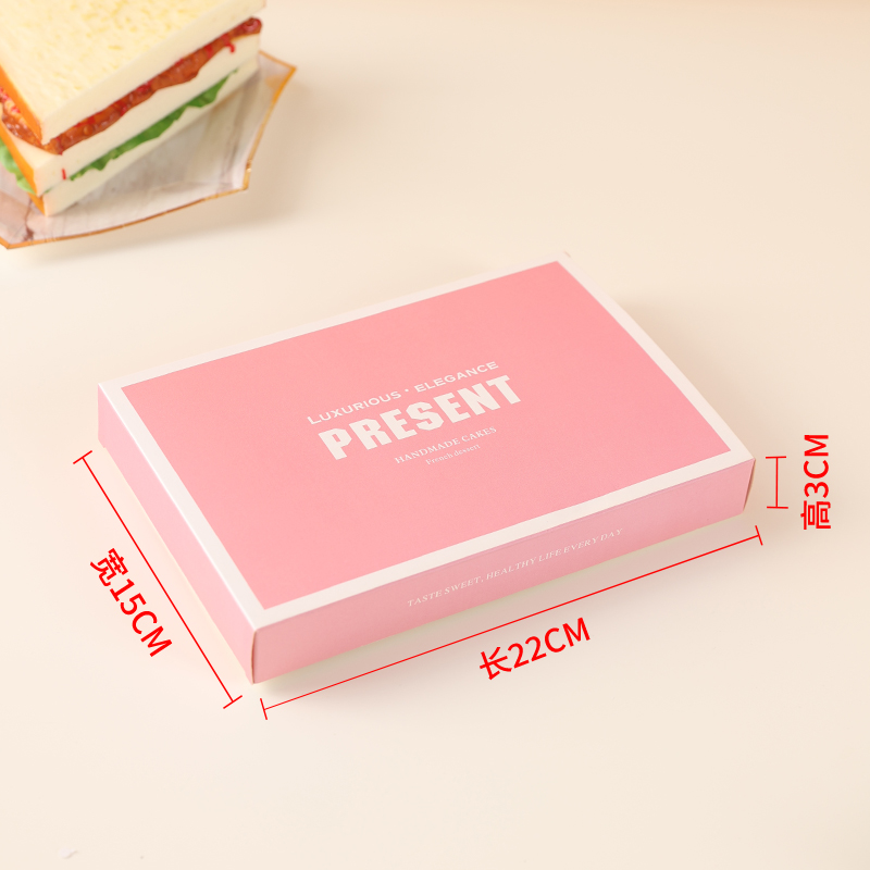 Cuchillo y tenedor caja de pastel de cumpleaños cubiertos cajas de papel una vez cuchillo y tenedor caja de vela se puede personalizar estampado