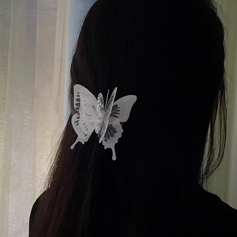 Butterfly Hair Clip Niche Design Multi Layer Ancient Style Pin_voghion.com