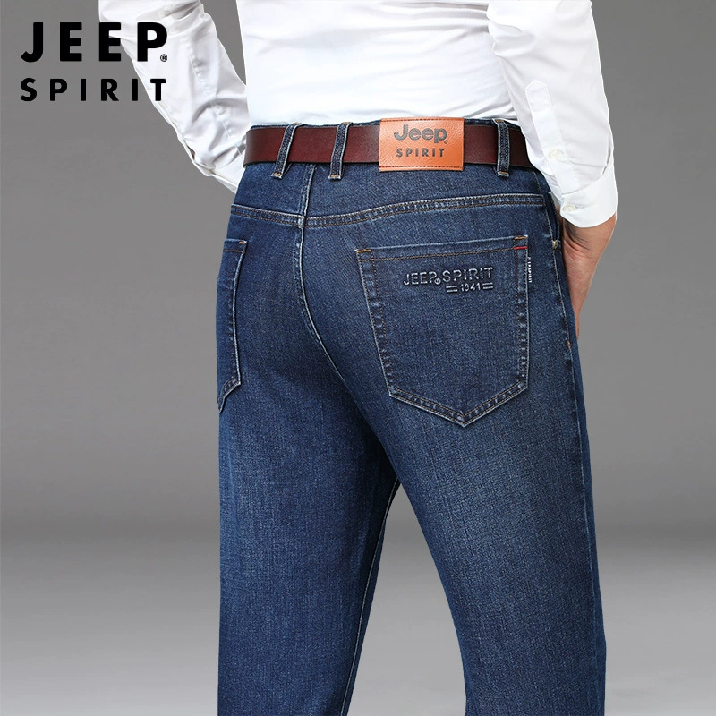 JEEP SPIRIT Цветные джинсы для отдыха, осень, средний пояс