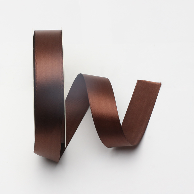 Cinta de poliéster de color sólido brillante, embalaje de flores, cinta, pastel, caja de regalo, ramo, bricolaje, floristería hecha a mano, materiales florales