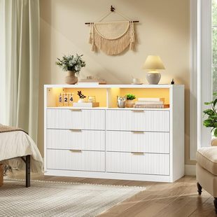 Cross-Border Bedside Table, Bedroom Storage Cabinet, Simple Modern Chest of Drawers, Light Luxury Drawer Cabinet, Storage Cabinet, Three-Six Drawer Cabinet