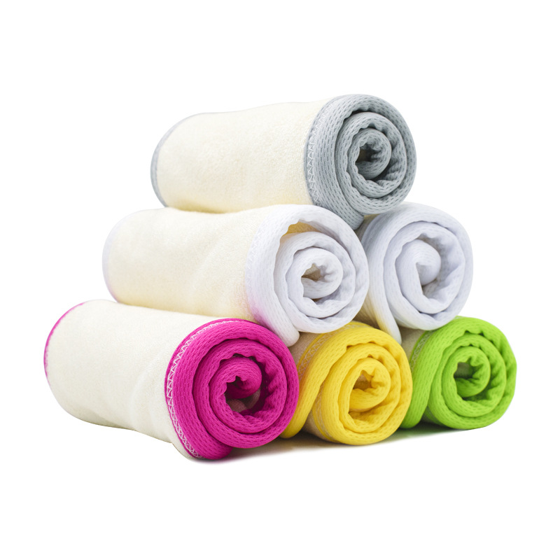 Factory in stock four-layer pure bamboo fiber diaper pad baby leak-proof diaper baby washable diapers with cloth diapers