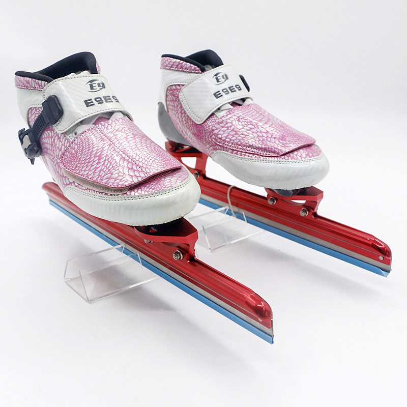 New women's pattern skates fashion pink adult skates shoes adjustable short track skates Speed skates wholesale