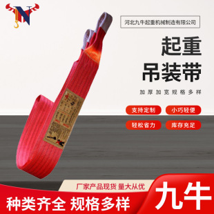 Industrial National Standard lifting belt crane lifting sling reinforcement White lifting belt lifting sling