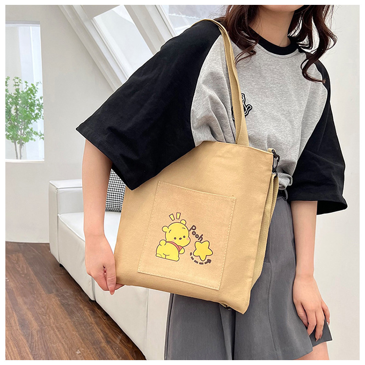New high-appeartion-level hand-held tote bags are selling well, large-capacity single-shoulder crossbody bags, and wholesale canvas bags for junior and senior high school students undefined