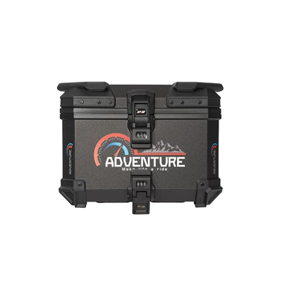 box No. 9, Motorcycle trunk - 45l02-model-password-lock-abs-tail-boxchasing-the-wind-knight