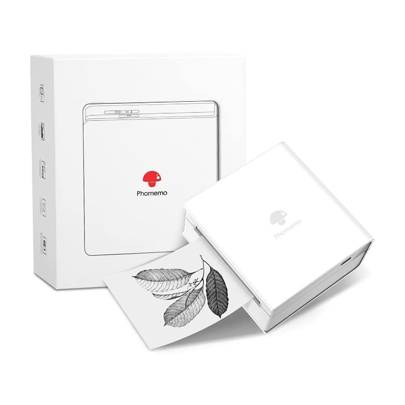 M03AS Impresora incorrecta de impresión Xiansen Versión en el extranjero del teléfono móvil Bluetooth Conexión sin tinta Máquina doméstica para estudiantes de 300DPI