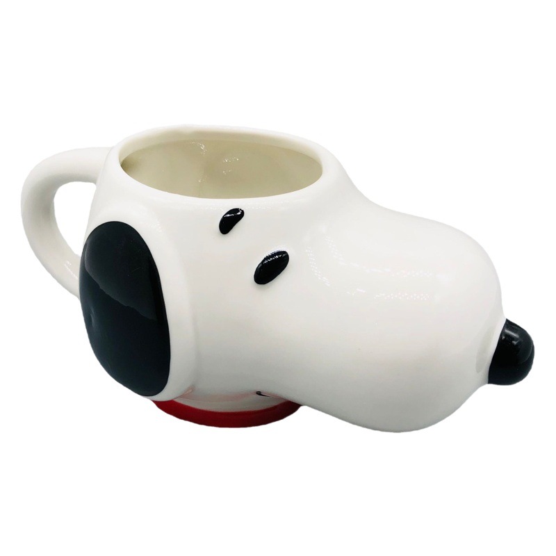 Lindo cachorro de dibujos animados Snoopy Taza de cerámica con mango Snoopy Taza de cerámica titular de la pluma Decoración