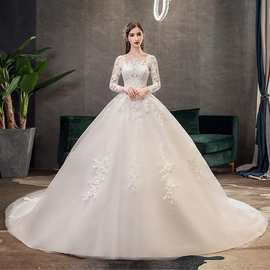 全袖婚纱2026新款蕾丝全新奢华舞会礼服新娘婚纱结婚礼夏季
