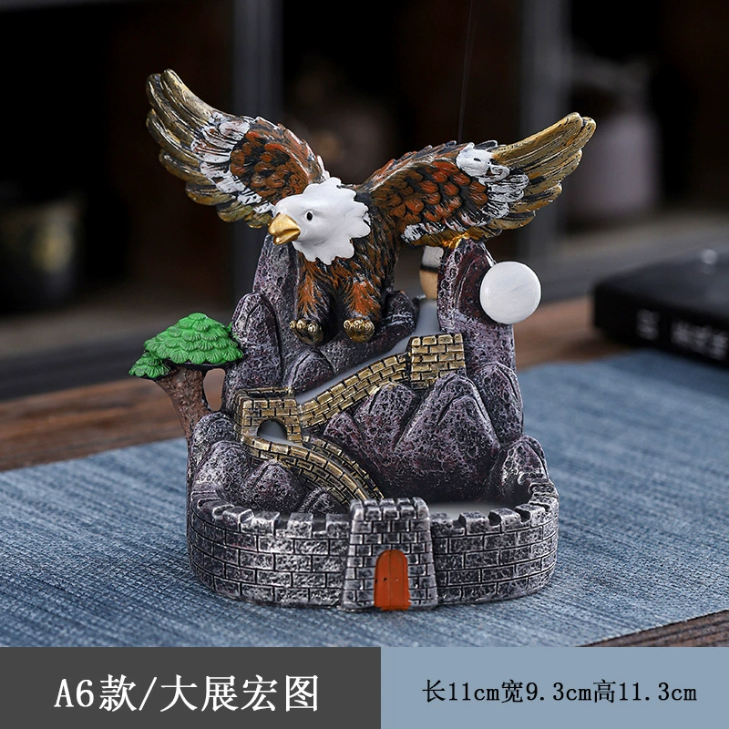 Аромалампа Mountain cloud из смолы, чайное сандаловое и багровое дерево, эффект обратного потока