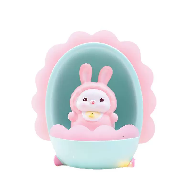 Rabbit, doll, table night light for students, cat