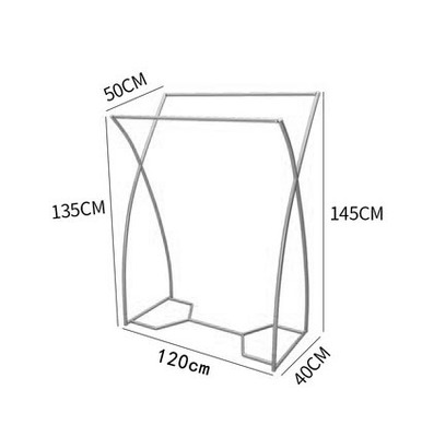 나노 실버 이중 행 아일랜드 프레임 길이 120cm