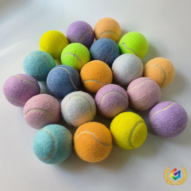 ✅ Colorful Tennis Balls in Macaron Color Series, Light-Colored, Professional Training, 1.1m/1.35m, High Elasticity, Durable Training Tennis Balls