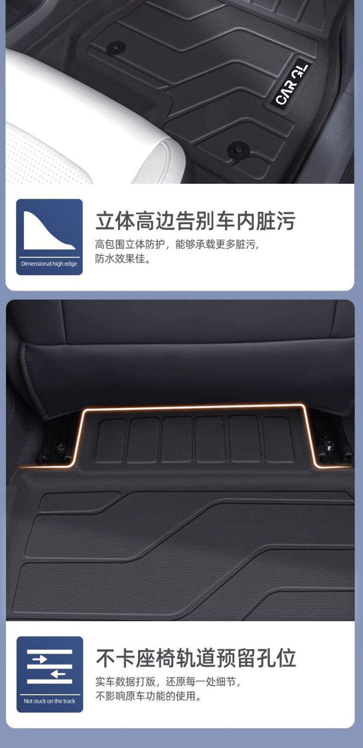 25 Four-generation Wuling Hongguang MINI Foot Pad TPE Hongguang Mini EV Original Four-door Special Foot Pad Carpet