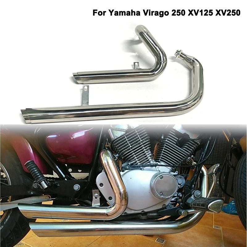 Suitable for Yamaha Yamaha motorcycle modified exhaust pipe Virago 250 XV250 XV125