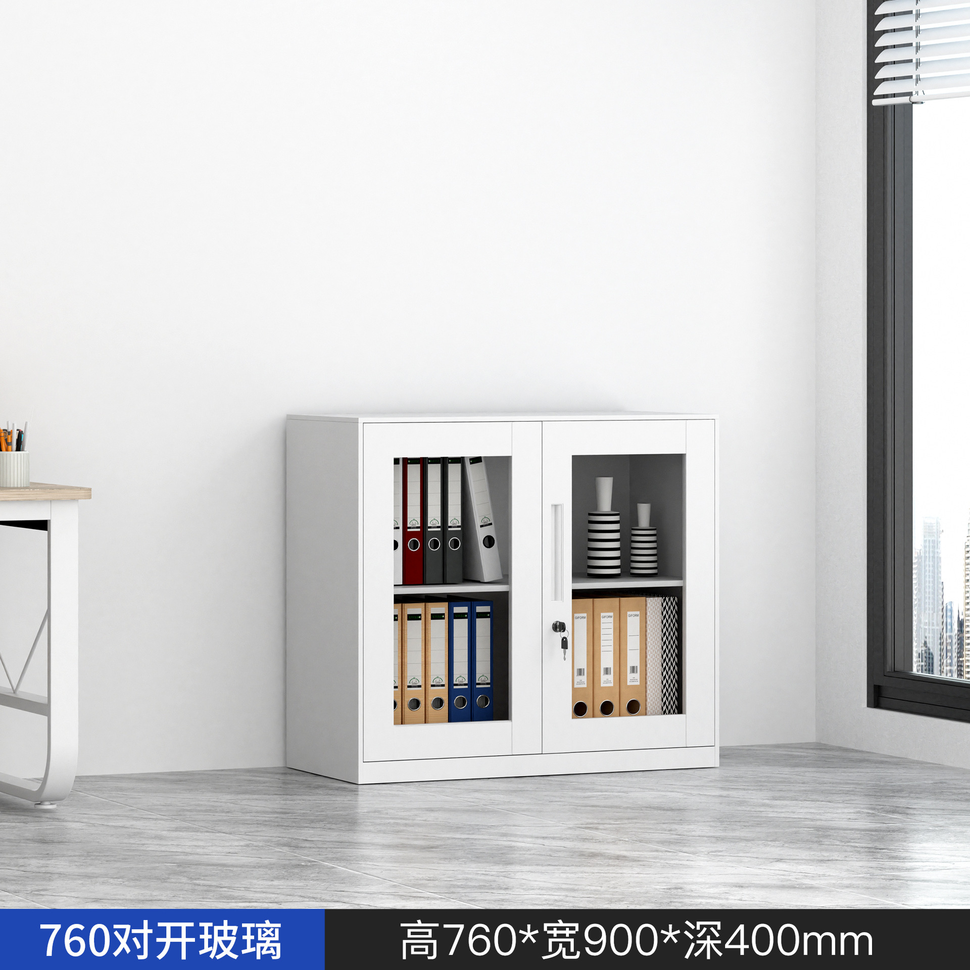 Gabinete de archivos de acero grueso gabinete de almacenamiento gabinete de oficina desmontaje tipo cajón gabinete bajo puerta de vidrio gabinete fábrica de venta directa