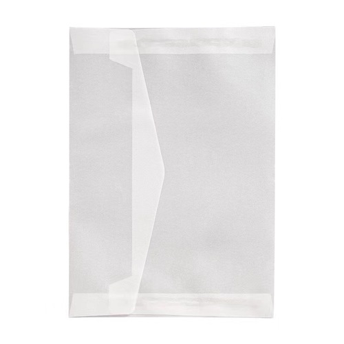 Creative sulfur paper envelope printing gold foil gift card invitation storage cover making transparent envelope paper bag