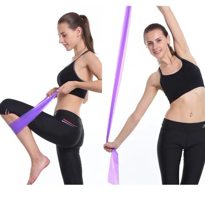 ヨガ弾性バンドストレッチシートフィットネス抵抗ベルトトレーニングストレッチベルトTPE女性オープンショルダーストレッチベルト1.5メートルラリー|undefined