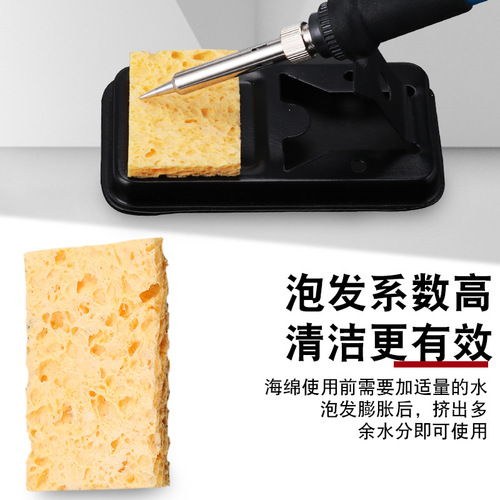 High temperature resistant sponge cleaning cotton square round square soldering iron tip soldering station cleaning high temperature sponge