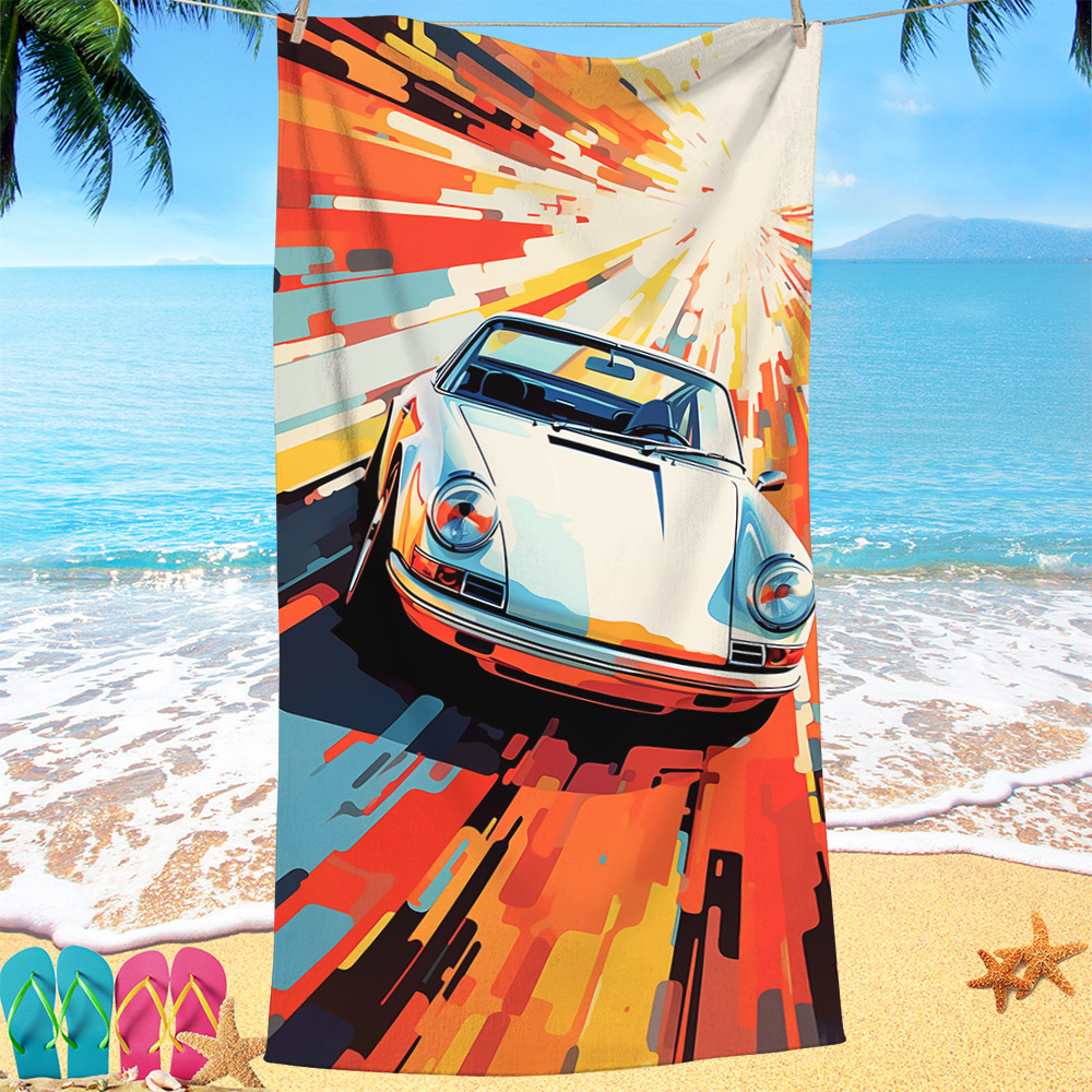 Toalla de playa con estampado de cocotero, especialmente para 240g de microfibra de comercio exterior, toalla de baño de playa de natación