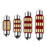 Автомобильный светодиодный двойной наконечник 4014-12smd крытая крытая лампа светильника бескрайний декодированный двойной наконечник лампы для чтения