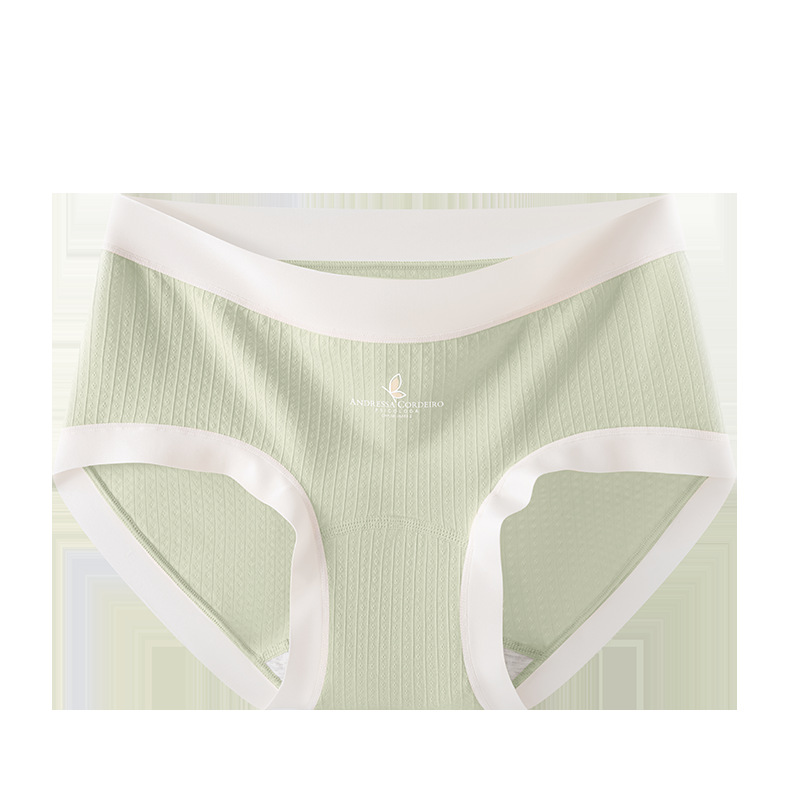 Calzoncillos de entrepierna alargada Calzoncillos de color de contraste de entrepierna antibacteriana de grado 10A Calzoncillos de cintura media transpirables para niñas